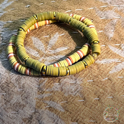 Becky & Sue Heishi Clay Bracelets