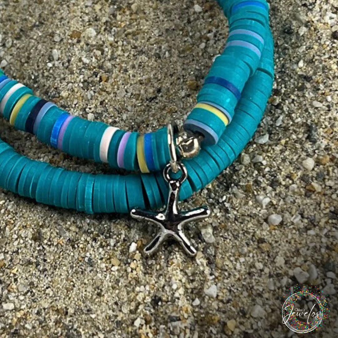 Marj & Willi Heishi Clay Bracelets