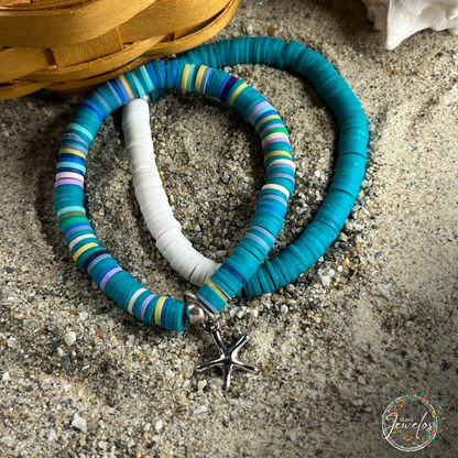 Marj & Willi Heishi Clay Bracelets