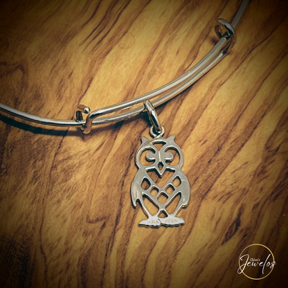 Mr. Owl Sterling Bangle